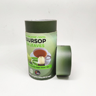 Ekologiczne biodegradowalne opakowanie kartonowe do okrągłej kawy herbacianej