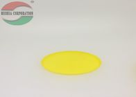 Nierozpływająca żółta, owalna plastikowa pokrywka z PP na łatwy koniec puszki z owocami