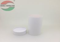 Białe okrągłe pudełko papierowe do kawy, kartonowe opakowanie tubowe z papierową pokrywką