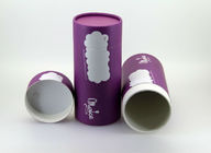 Eleganckie, fioletowe opakowania z papieru cylindrycznego na papier pakowy do pakowania herbaty / żywności / kosmetyków
