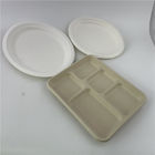 Biodegradowalne zastawy stołowe Zestawy naczyń stołowych z trzciny cukrowej Bagasse Pulp Paper Plate