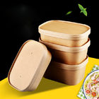 Jednorazowe pudełko na jedzenie na wynos Pojemnik na żywność z trzciny cukrowej Bagasse z pokrywą