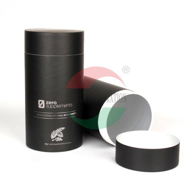 Fabryka OEM Sprzedaż bezpośrednia Bezpłatna próbka Eco Friendly Najlepsza wysokiej jakości tubka z czarnego papieru