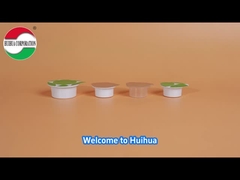 Kosztowne kubki z tworzyw sztucznych 6oz PP Materiał fabryczny Logo dostosowywalne Greckie kubki z jogurtem