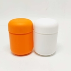 2 uncje białego cylindra Jar HDPE Child Proof 3,5g Flower Słoik Odporny na zapach śrub