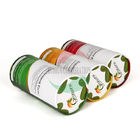 Red Pantone Round Box Opakowanie papierowe Tube Tea Tins Dostosowane