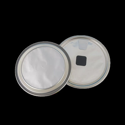 Silver Aluminum Easy-Open Lid for Tennis Ball Packaging Round Air Tight Can Easy Open End Featuring Tinplate Material