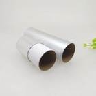 Biodegradowalna cylindryczna srebrna papierowa tuba Opakowanie kosmetyczne Kraft Paper Core Tube