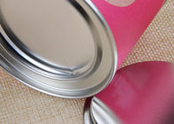 Różowa metalowa pokrywka na mleko Złożony papier może być stosowana do nasion / rękodzieła /
