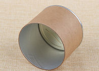 Łatwe otwieranie tuby papierowej z aluminium kompozytowego z plastikowym kapslem PE / papierem ściernym