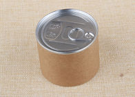 Łatwe otwieranie tuby papierowej z aluminium kompozytowego z plastikowym kapslem PE / papierem ściernym