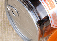 Food Grade Clear Plastic Cylinder Łatwo otwarte puszki Przezroczyste nasiona melona Jar