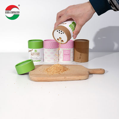 Custom Printed Kraft Cardboard Tube for Loose Powder Packaging
