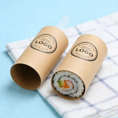 food Grade OEM Sushi Push-Up Tube and PP Sauce Tube Set for Soy Sauce Takeaway Condiments Food Packaging Length