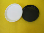 83mm Food Grade Black / White PP Products Pokrywka do tuby papierowej