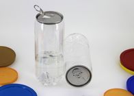 Okrągłe plastikowe opakowania PET Napoje gazowane / pojemniki na napoje o wysokości 120 mm