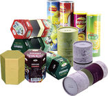 Cylinder Kolorowe opakowania z papieru do recyklingu Puszki do żywności Kosmetyki i zapałki