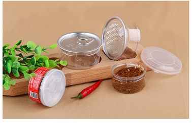 Clear PET Plastic Jar 50ml-1000ml Food Grade Cylinder Container