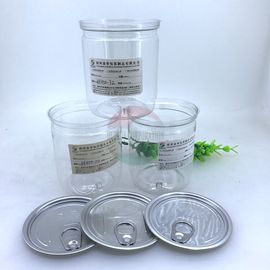 100ml 200ml 300ml 400ml 500ml 600ml 700ml 800ml 900ml 1000ml Cylinder Clear Plastic Jar Container with Flip Top For Food Storage PET Candy Jar