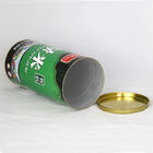 Ruchoma blaszana pokrywka Srebrna tłoczona tuba papierowa Opakowanie tubowe do pakowania wina / pakowania prezentów