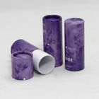 Pantone Purple Paper Tube Cans opakowanie z błyszczącym laminatem do pakowania w sztyfty