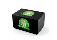 Ekologiczne czarne pudełka z papieru z recyklingu na zegarki i rękodzieło