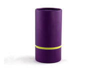 Fioletowy drukowany pakiet tubowy kartonowych rurek o wysokiej elastyczności
