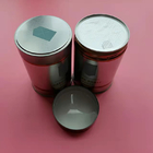 Puste okrągłe hermetyczne puszki z blaszanymi puszkami z blachy blaszanej do pakowania herbaty w puszce