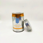Ziarna kawy Metalowa żywność Bezpieczna blaszana płyta Puszki Herbata w proszku Opakowania blaszany cylinder