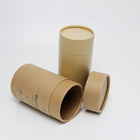 Niestandardowe drukowane cylindryczne opakowanie z papieru pakowego Opakowanie z papieru do recyklingu Opakowanie na herbatę Papierowe pojemniki na tubę
