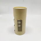 Kanister Kraft Okrągły cylinder Pudełko Kosmetyczne opakowanie na prezenty Papierowa tuba o wysokości 145 mm
