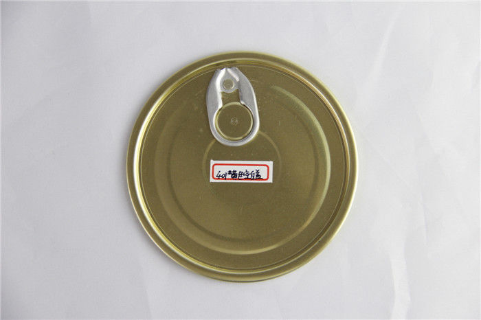 73 mm Golden Round food gradeTin Can Lid / Full open tin plate EOE