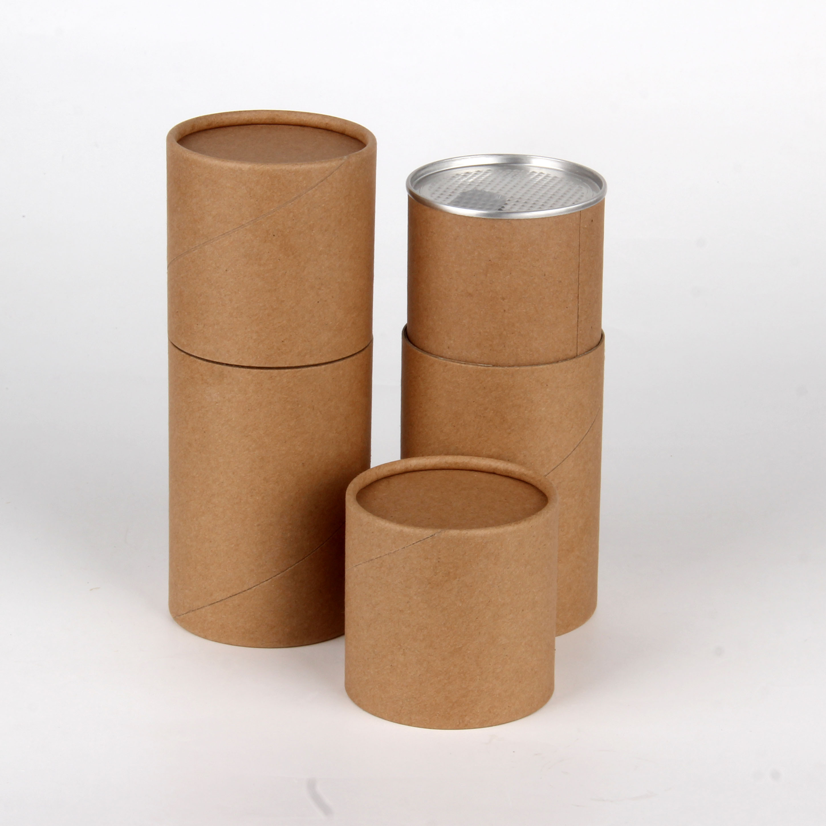 Dobry Air - Proof kartonowe pudełka do przechowywania, okrągłe tuby kartonowe do suchych potraw
