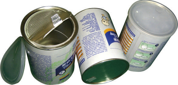 Pojemniki na żywność Easy Peel Off Lid Airproof Composite Cans, tuba do pakowania cukierków