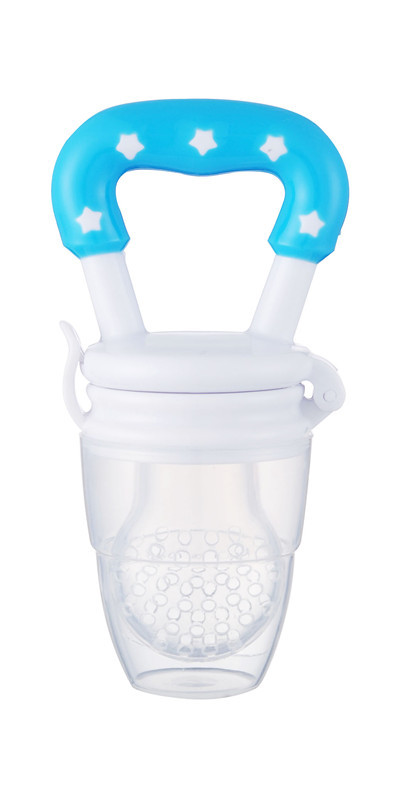 Trwała niebieska złączka LSR Produkty z PP Plastikowy smoczek dla niemowląt, niestandardowe logo