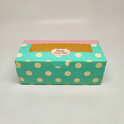 Pudełka na prezenty z papieru z recyklingu CMYK Uchwyt do żywności Niestandardowe pudełko kartonowe na wynos