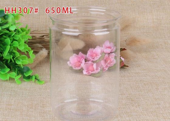 650 ml Easy Open End PET Canister Air - dowód na suszone jedzenie przezroczyste
