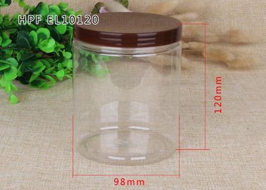 Screw Lid Plastic Bottle Clear Plastic Cylinder Coffee Tea Sugar Canister Sets