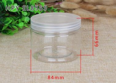 Screw Lid Plastic Bottle Clear Plastic Cylinder Coffee Tea Sugar Canister Sets