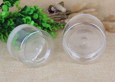 Screw Lid Plastic Bottle Clear Plastic Cylinder Coffee Tea Sugar Canister Sets