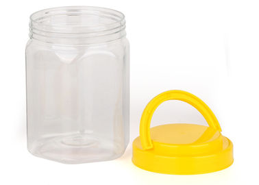 Transparent Food Grade Clear Pet Jars Plastic Screw Cap Waterproof