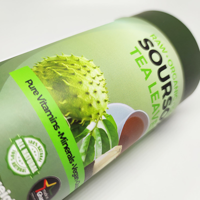 Eco Friendly Biodegradable Cardboard Tube Packaging For Tea Coffee Round