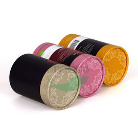 Printing Clear Plastic Skin Care Paper Composite Cans Plastic Cylinder Jar