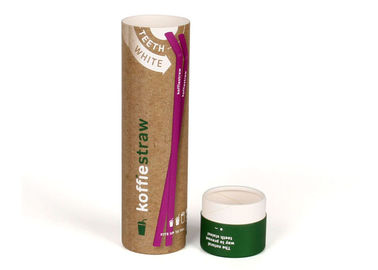 Damp Proof Craft Paper Tube Packaging All Color Printing Customized