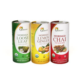 Biodegradable Kraft Paper Tube Packaging With Food Grade Aluminum Liner For Coffee