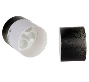 Recycled Materials Feature Dark Blue Paper Core Tube Packaging For Glass Bottle
