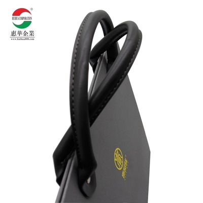 Unique Recycled Paper Gift Boxes Packaging Magnetic Closures Handle Printing Logo