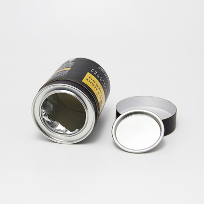 Food Grade Paper Cans Packaging Fruit Powder Berries Vegetables Snack Penny Liver Lid