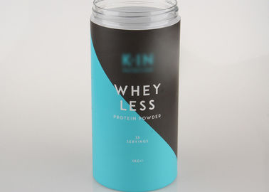 Composite Paper Tube Packaging With Plastic Jar Cream / Powder Packaging