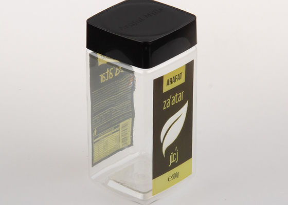 PP Cap Clear Pet Jars 880ml Transparentne pojemniki do przechowywania kawy / herbaty